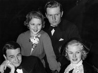 Lew Ayres, Ginger Rogers, Ben Alexander, Phyllis Cerf