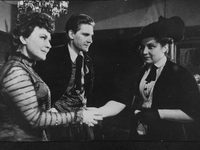 Lilli Ellert - A. Miropolskaja, Leo Saalep - E. Vlassov, Salme Pedak - E. Ennok.