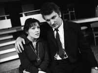       " " (   )