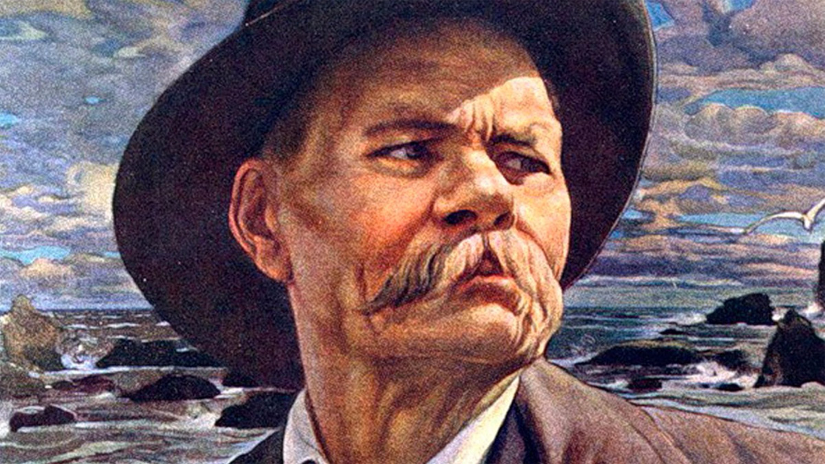 Картина горький на волге